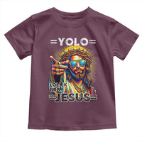 Funny Yolo Lol Jk BRB Christian Easter Toddler T Shirt Resurrection Jesus