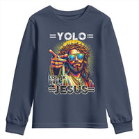 Funny Yolo Lol Jk BRB Christian Easter Youth Sweatshirt Resurrection Jesus