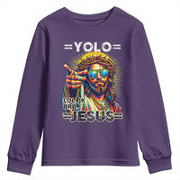 Funny Yolo Lol Jk BRB Christian Easter Youth Sweatshirt Resurrection Jesus