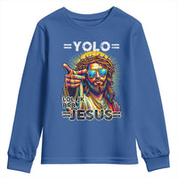 Funny Yolo Lol Jk BRB Christian Easter Youth Sweatshirt Resurrection Jesus