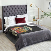 WWJD Probably Flip Tables Throw Blanket Retro Christian Humor