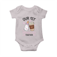 Funny Our First Mother's Day Together Baby Onesie Mom And Baby Matching