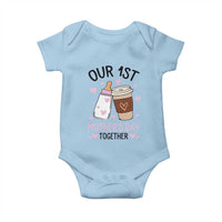 Funny Our First Mother's Day Together Baby Onesie Mom And Baby Matching