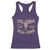 Funny Yee Haws And Hell Naws Racerback Tank Top Western Country Cowboy Longhorn Skull