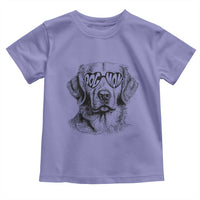 Funny Golden Retirever Dog Mom Toddler T Shirt Heart Shaped Sunglasses