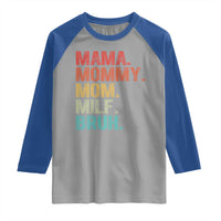 Funny Mama Mommy Mom Milf Bruh Raglan Shirt Mother's Day