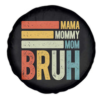 Funny Mama Mommy Mom Bruh Spare Tire Cover Mother's Day Vintage Stripes