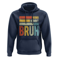 Funny Mama Mommy Mom Bruh Hoodie Mother's Day Vintage Stripes