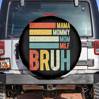 Funny Mama Mommy Mom Milf Bruh Spare Tire Cover Mother's Day Vintage Stripes