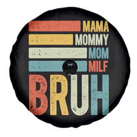 Funny Mama Mommy Mom Milf Bruh Spare Tire Cover Mother's Day Vintage Stripes