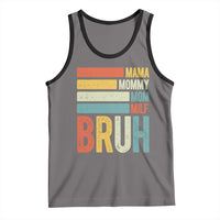 Funny Mama Mommy Mom Milf Bruh Tank Top Mother's Day Vintage Stripes