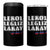 Haitian Pride 4 in 1 Can Cooler Tumbler Haitian Lekol Legliz Lakay Haiti Flag Creole Saying
