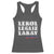 Haitian Pride Racerback Tank Top Haitian Lekol Legliz Lakay Haiti Flag Creole Saying