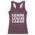 Haitian Pride Racerback Tank Top Haitian Lekol Legliz Lakay Haiti Flag Creole Saying