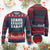 Haitian Pride Knitted Sweatshirt Haitian Lekol Legliz Lakay Haiti Flag Creole Saying - Wonder Print Shop