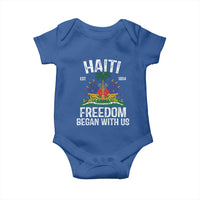 Haiti Freedom Began With Us Baby Onesie Haitian Flag Day