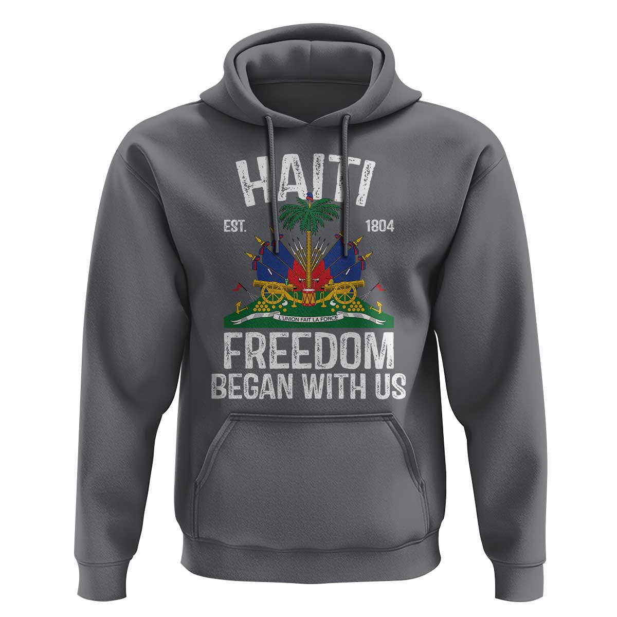 Haiti Freedom Began With Us Hoodie Haitian Flag Day