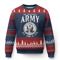 Continental Army America Independence Revolutionary War Seal Ugly Christmas Sweater - Wonder Print Shop