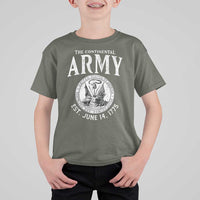 Continental Army America Independence Revolutionary War Seal T Shirt For Kid