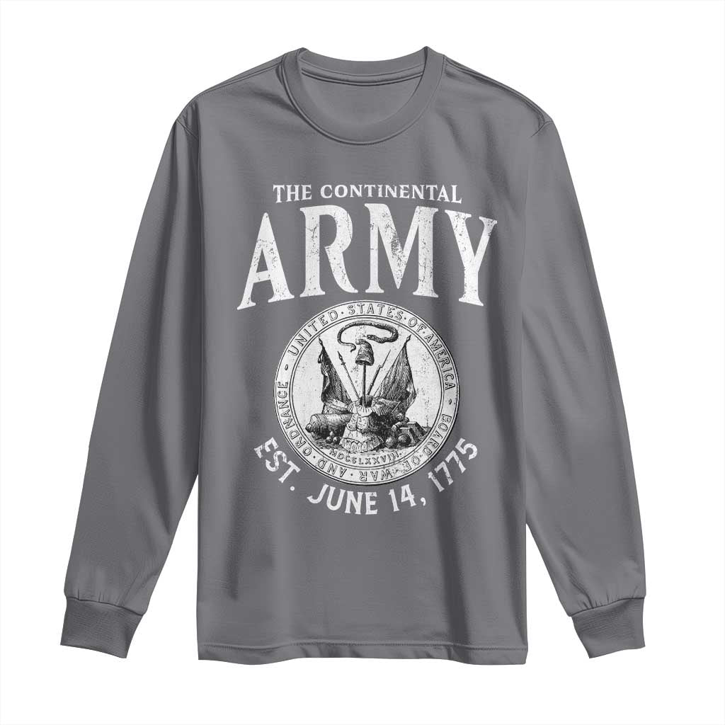 Continental Army America Independence Revolutionary War Seal Long Sleeve Shirt
