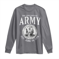 Continental Army America Independence Revolutionary War Seal Long Sleeve Shirt