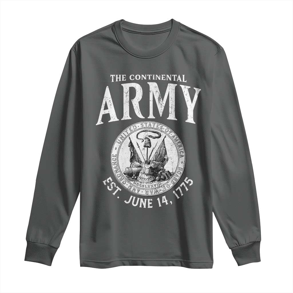 Continental Army America Independence Revolutionary War Seal Long Sleeve Shirt