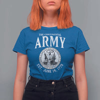 Continental Army America Independence Revolutionary War Seal T Shirt For Women