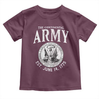 Continental Army America Independence Revolutionary War Seal Toddler T Shirt