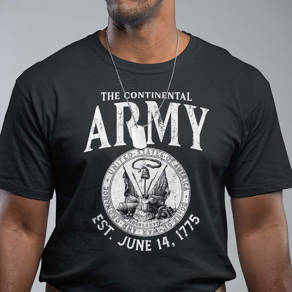 Continental Army America Independence Revolutionary War Seal T Shirt