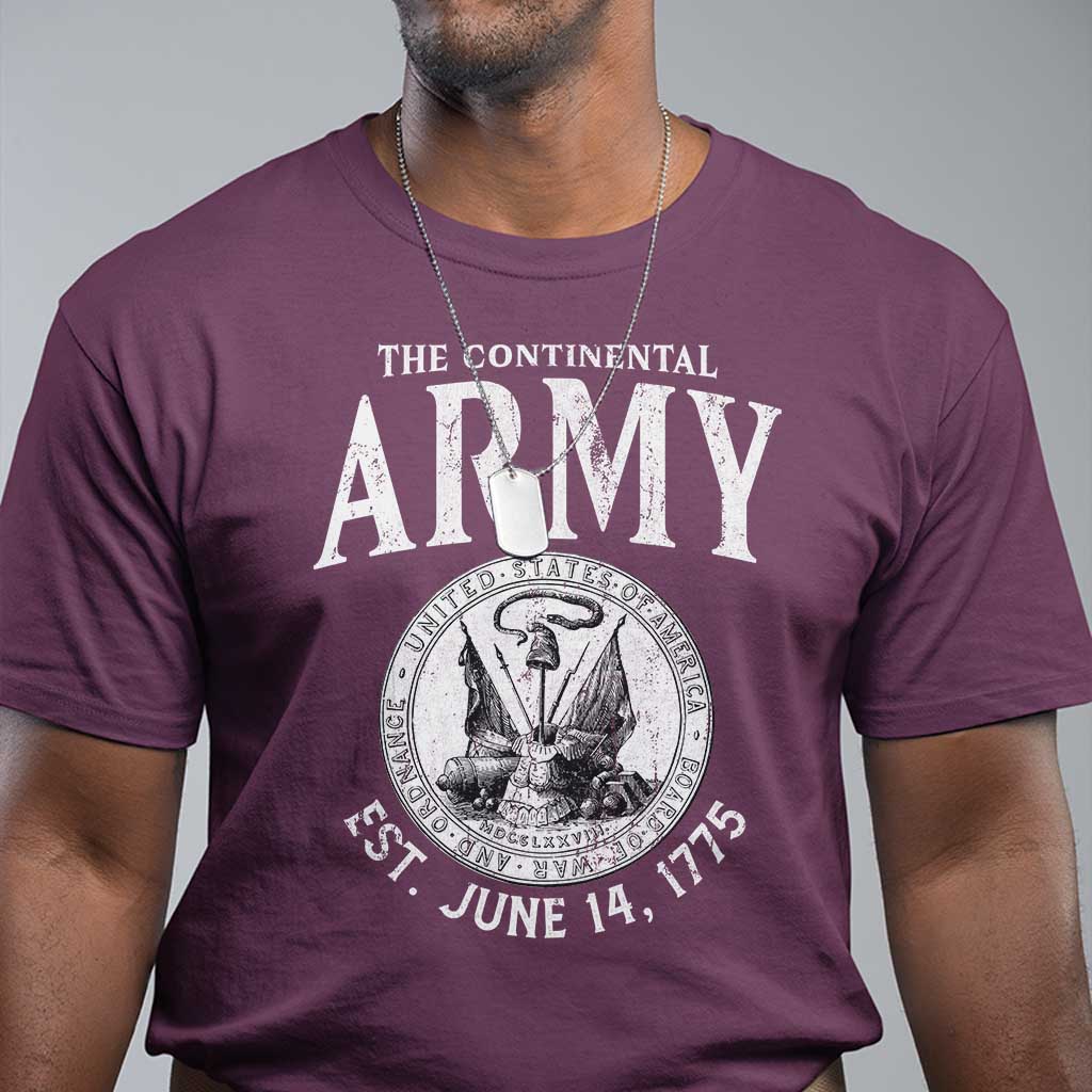 Continental Army America Independence Revolutionary War Seal T Shirt