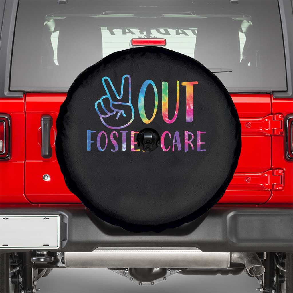 Adoption Foster Parents Spare Tire Cover Peace Out Foster Care