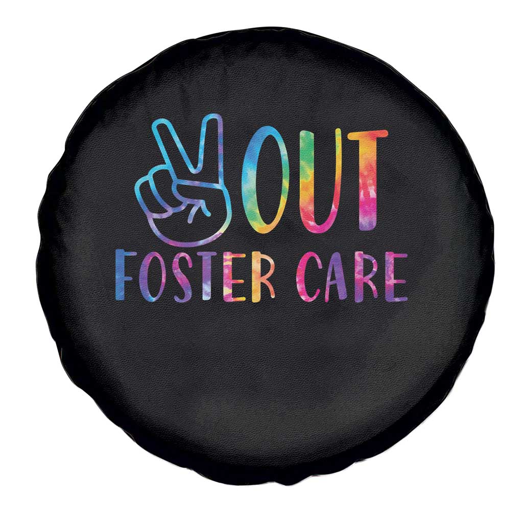Adoption Foster Parents Spare Tire Cover Peace Out Foster Care