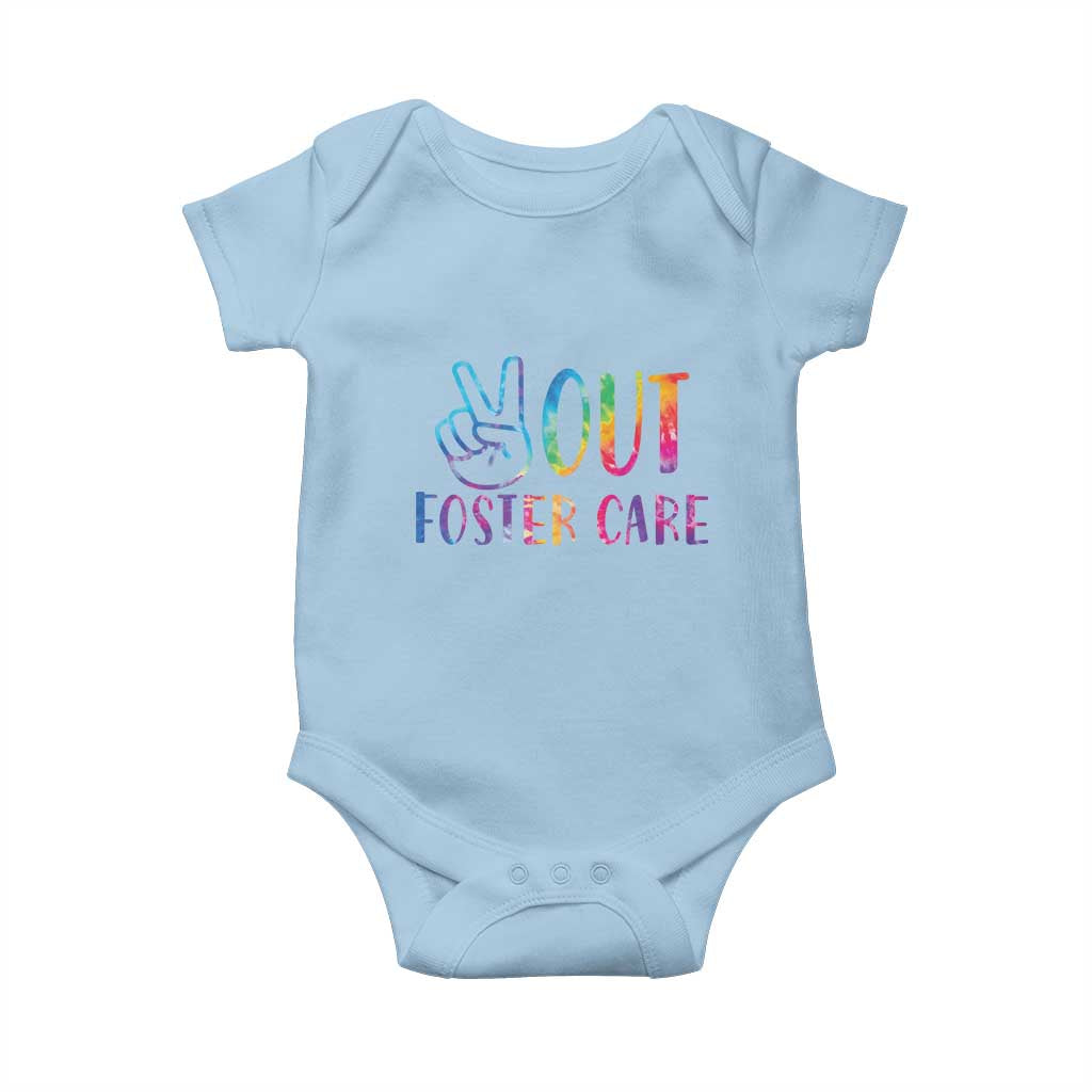 Adoption Foster Parents Baby Onesie Peace Out Foster Care