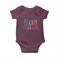 Adoption Foster Parents Baby Onesie Peace Out Foster Care