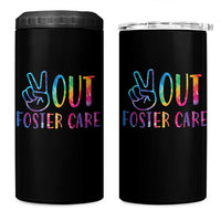 Adoption Foster Parents 4 in 1 Can Cooler Tumbler Peace Out Foster Care