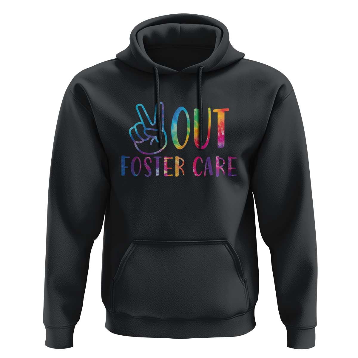 Adoption Foster Parents Hoodie Peace Out Foster Care