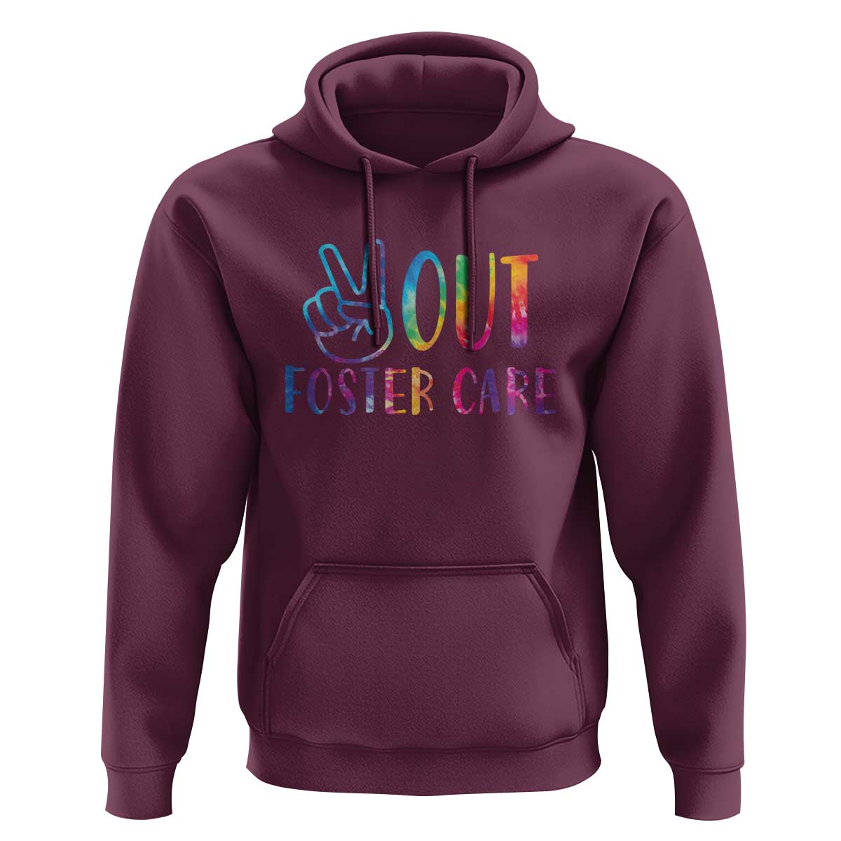 Adoption Foster Parents Hoodie Peace Out Foster Care