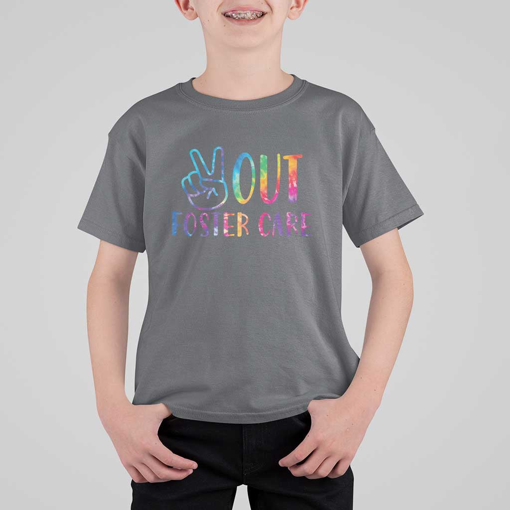 Adoption Foster Parents T Shirt For Kid Peace Out Foster Care