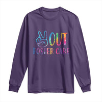 Adoption Foster Parents Long Sleeve Shirt Peace Out Foster Care