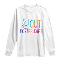 Adoption Foster Parents Long Sleeve Shirt Peace Out Foster Care