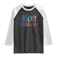 Adoption Foster Parents Raglan Shirt Peace Out Foster Care