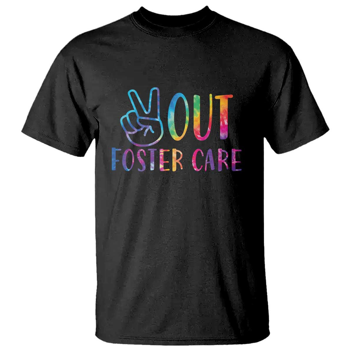 Adoption Foster Parents T Shirt Peace Out Foster Care