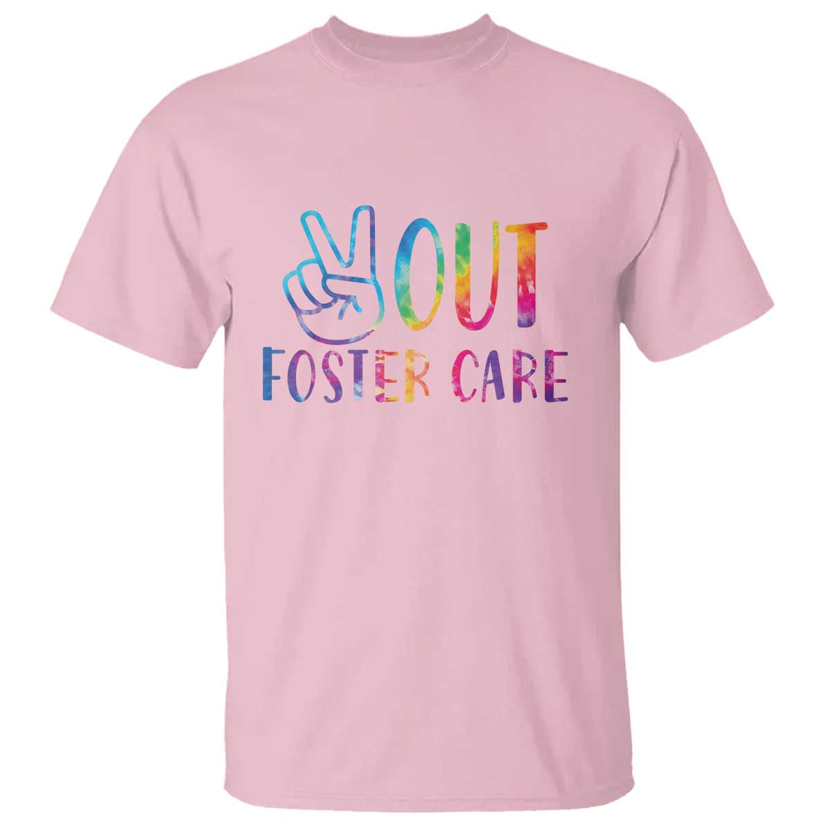 Adoption Foster Parents T Shirt Peace Out Foster Care