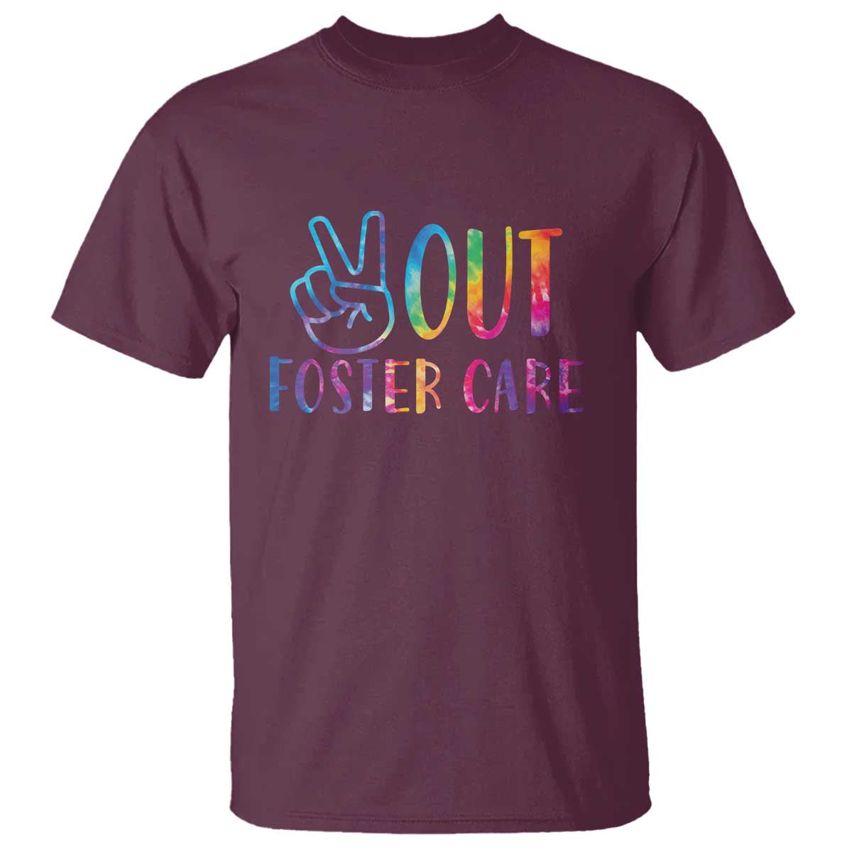 Adoption Foster Parents T Shirt Peace Out Foster Care