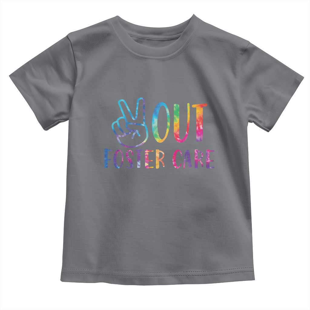 Adoption Foster Parents Toddler T Shirt Peace Out Foster Care