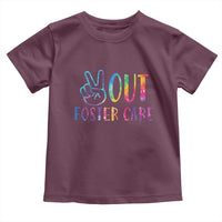 Adoption Foster Parents Toddler T Shirt Peace Out Foster Care