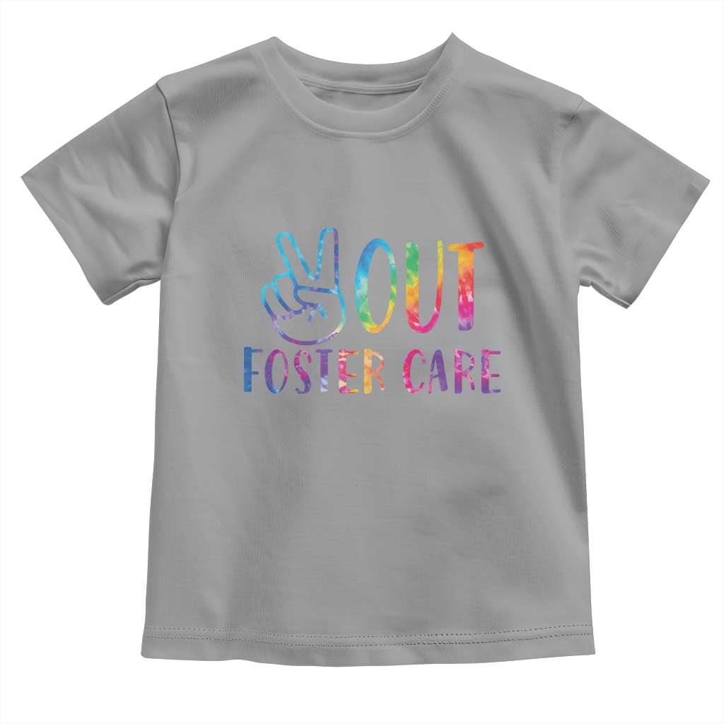Adoption Foster Parents Toddler T Shirt Peace Out Foster Care
