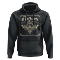 Funny Skull Moth Hoodie There Is No Beauty Without Some Strangeness Edgar Poe