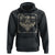 Funny Skull Moth Hoodie There Is No Beauty Without Some Strangeness Edgar Poe