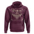 Funny Skull Moth Hoodie There Is No Beauty Without Some Strangeness Edgar Poe